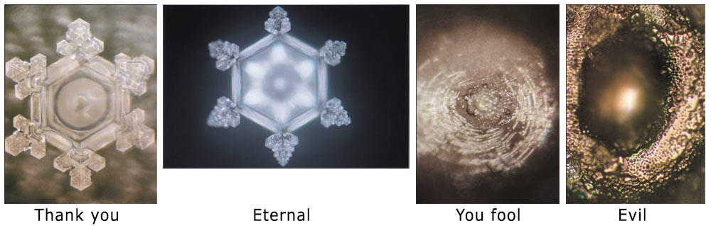 Water crystals