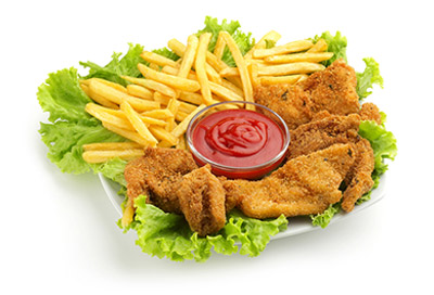 Unhealthy lower-vibrational foods