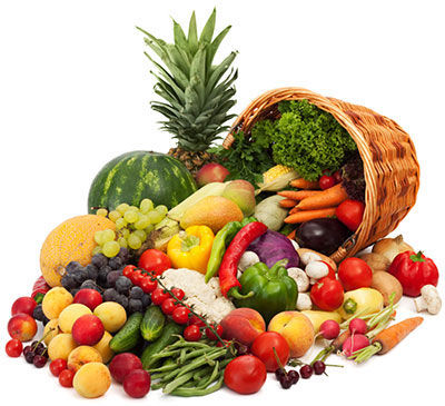Healthy "high carb" fruits & veggies