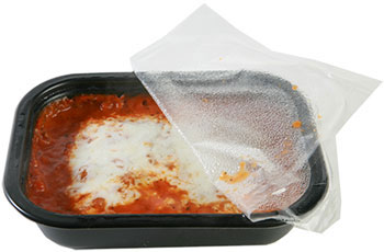 Frozen lasagna dinner